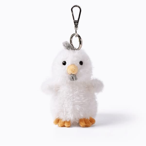 Dandelion Chick Keychain Plush Doll Pendant
