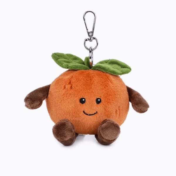 Sweetheart Orange Keychain Bag Charms