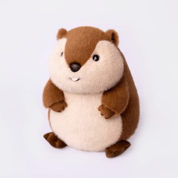 Groundhog doll doll cute plush toy gift