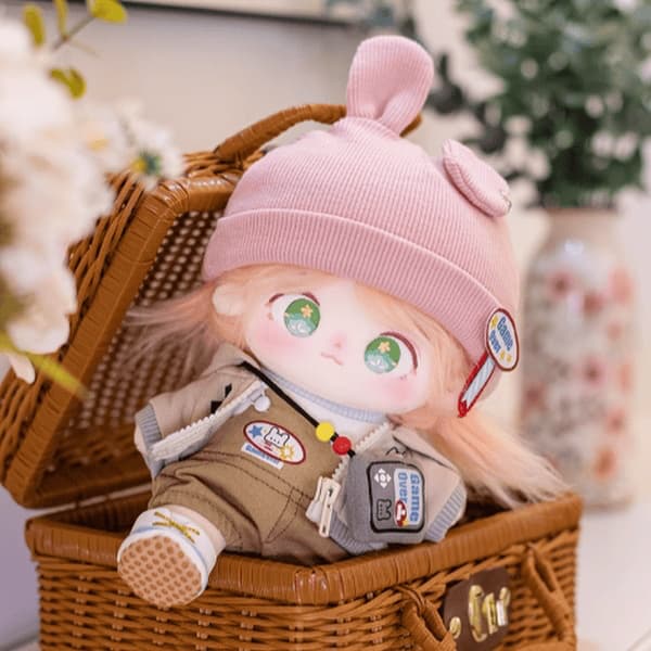 Plush doll changeable clothes baby girl