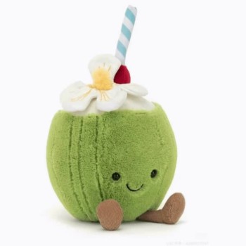 Fun Coconut Plush Doll